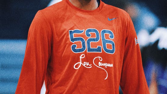 Big East to honor Lou Carnesecca on Saturday with sweaters, commemorative pins