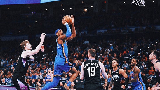 Shai Gilgeous-Alexander scores career-high 54 in Thunder's 123-114 win over Jazz