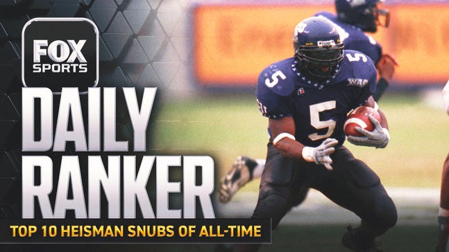 Who are the top 10 Heisman Trophy snubs of all time?