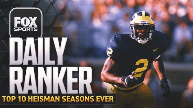 What are the top 10 Heisman seasons of all time?