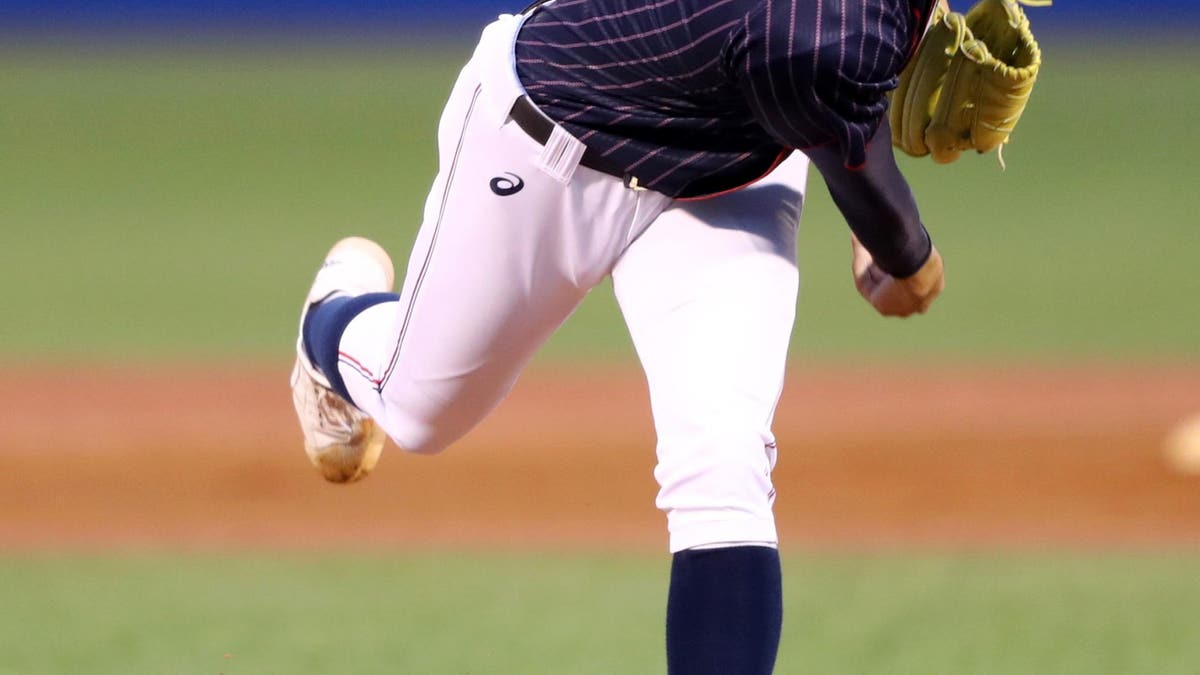 Sasaki starred on the Samurai Japan U-18 team in 2019. (Photo by Sports Nippon/Getty Images)