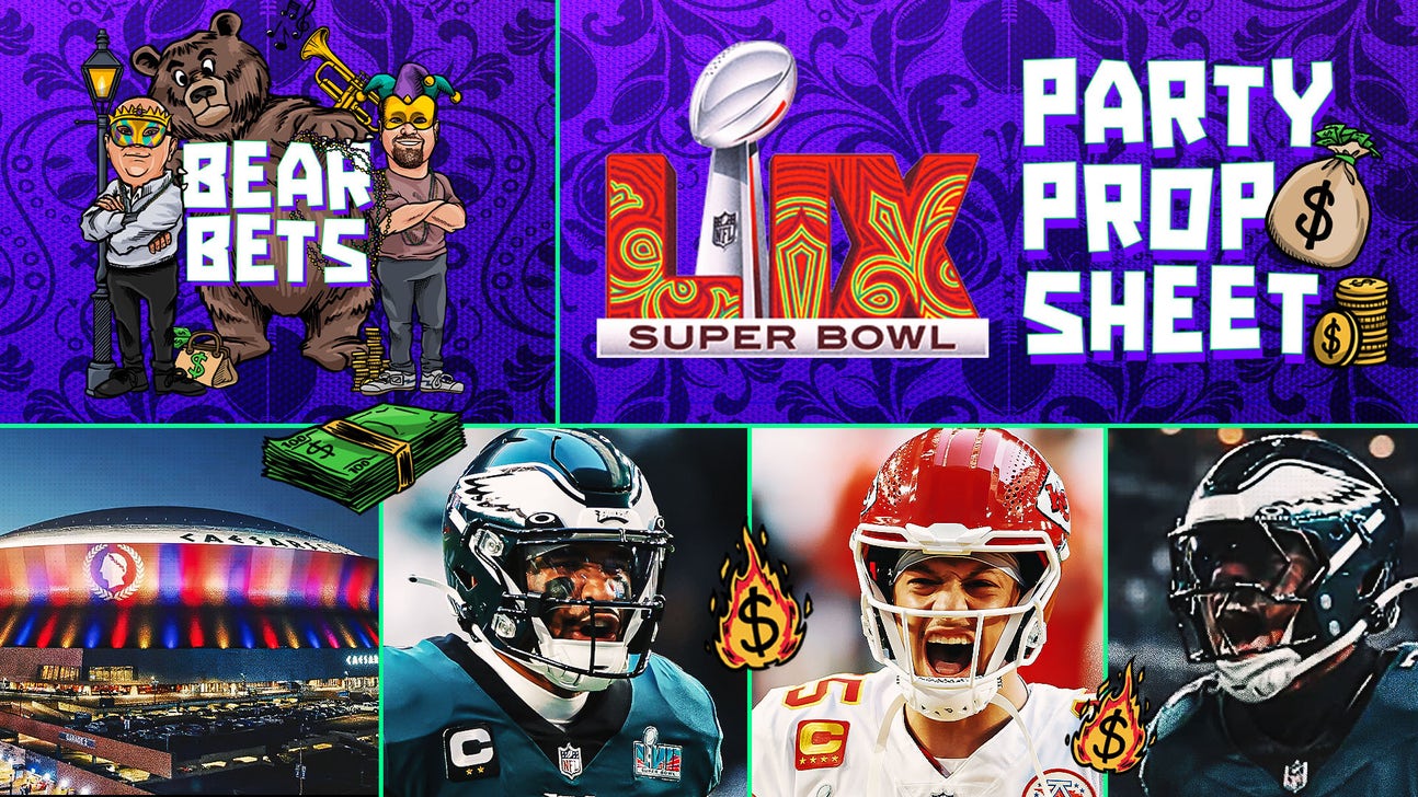 Super Bowl 2025: Chris 'The Bear' Fallica's Party Prop Sheet and picks