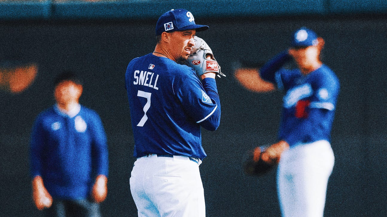 Blake Snell pitches scoreless inning in spring training debut for Dodgers