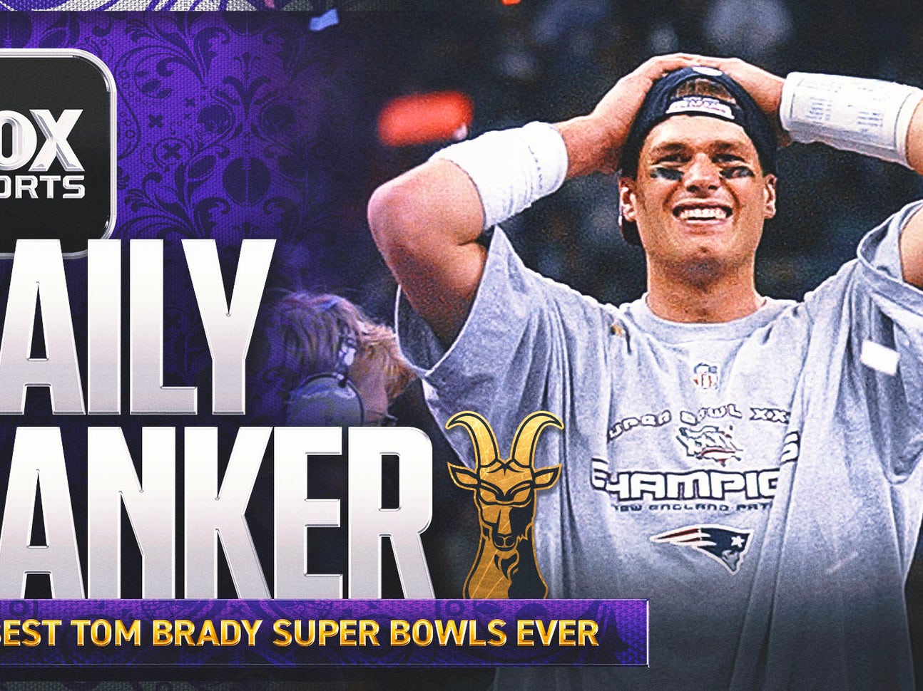 T*m様 Tom Brady 10 Super Bowl Appearances b0314b73-thedailyranker-