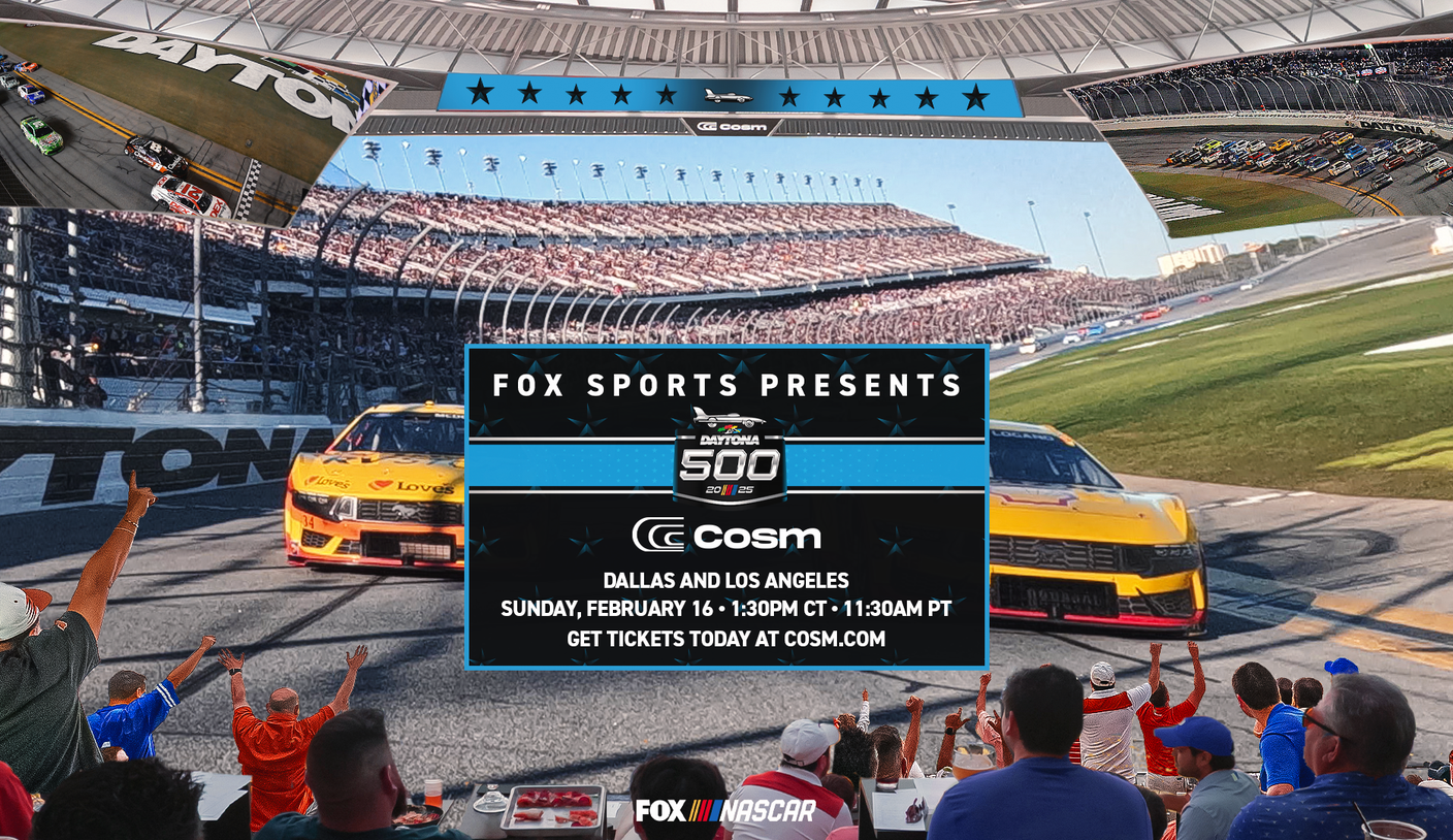 FOX Sports presents Daytona 500 at Cosm: Ticket details & information