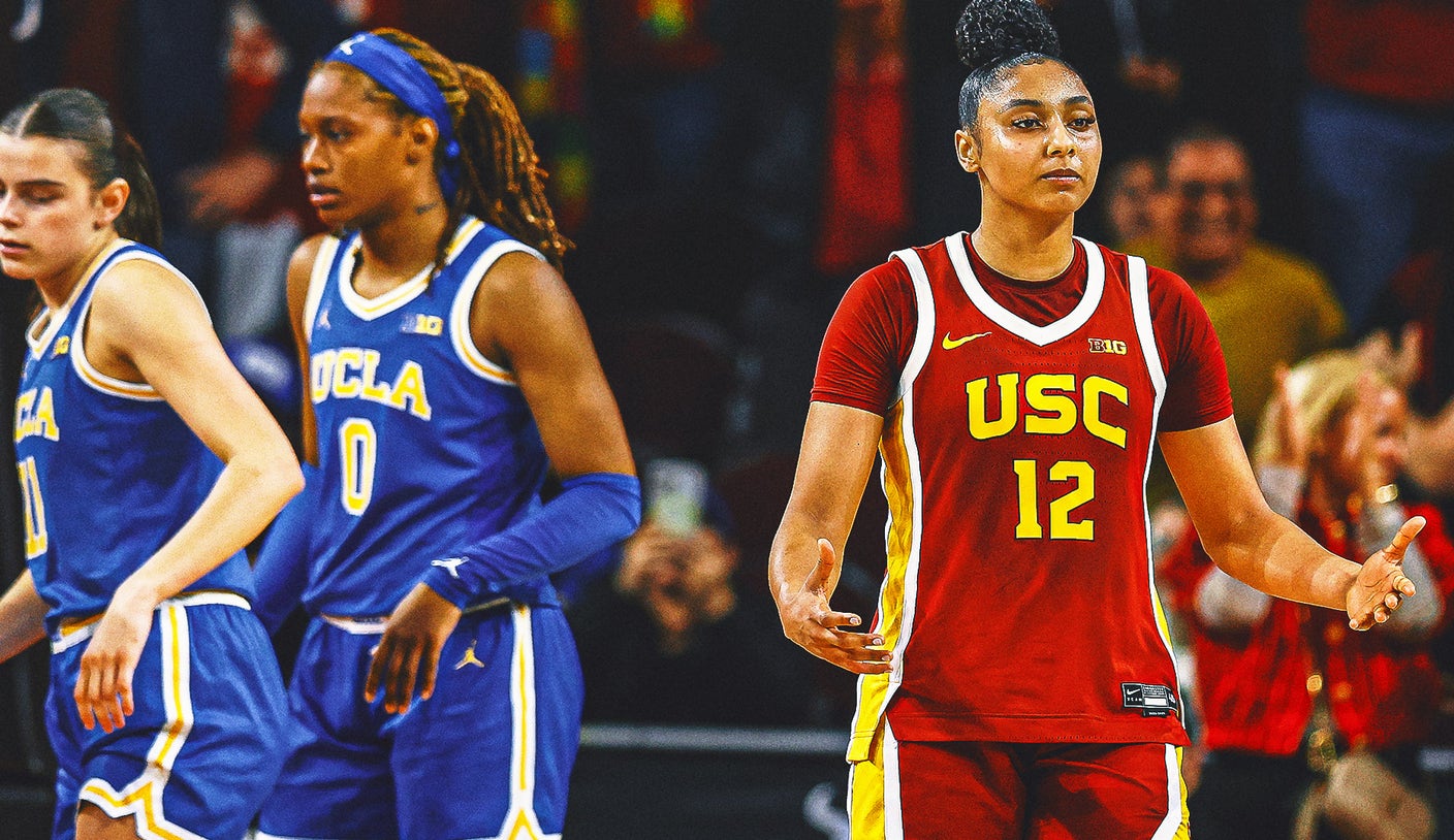 JuJu Watkins leads sixth-ranked USC to a historic victory against top-seeded UCLA.