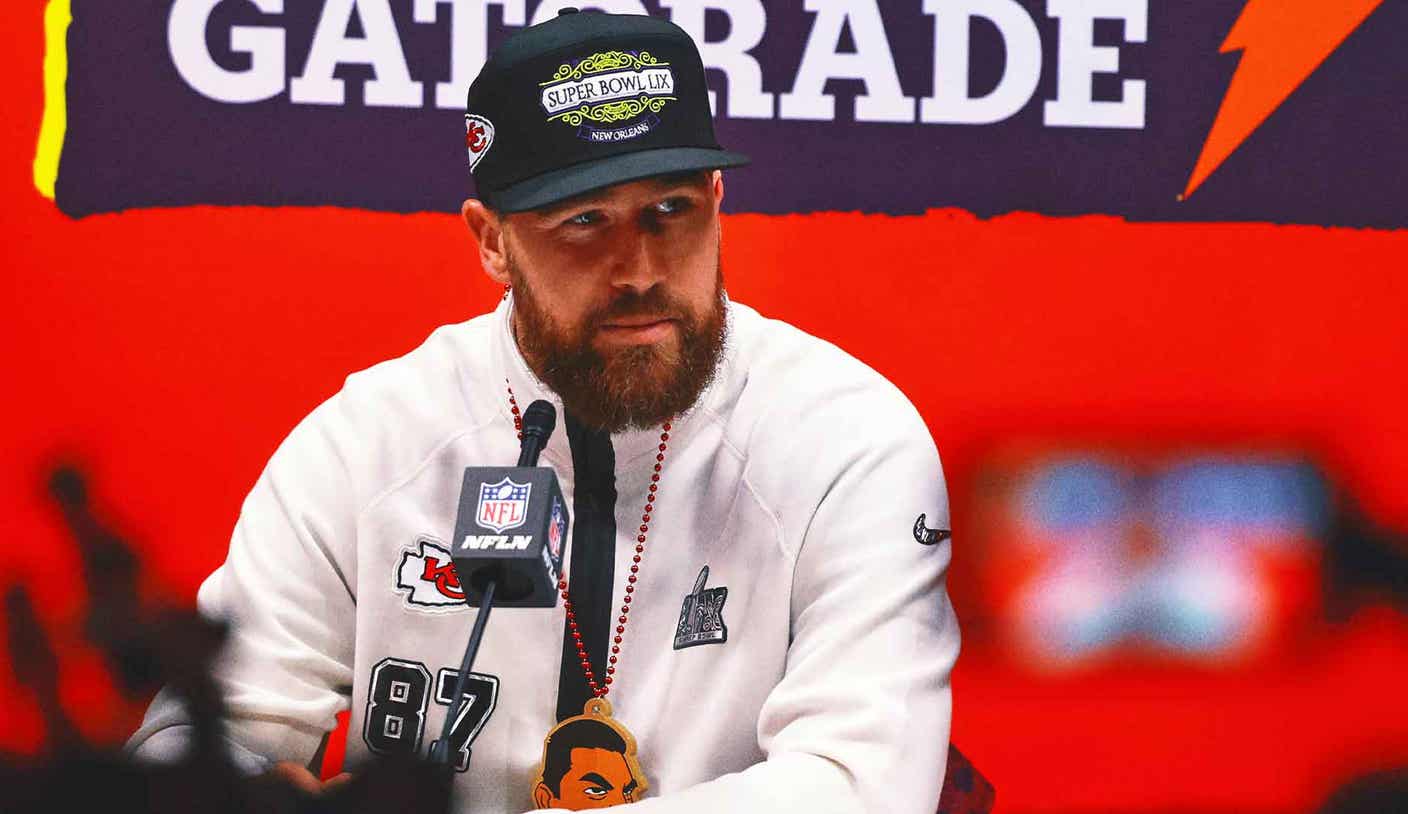 Travis Kelce on his future: ‘Hopefully [I’m] still playing football’ in 3 years