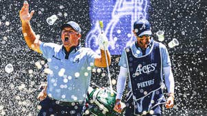 LIV Trending Image: Patrick Reed makes hole in one at famed Watering Hole at LIV Golf Adelaide