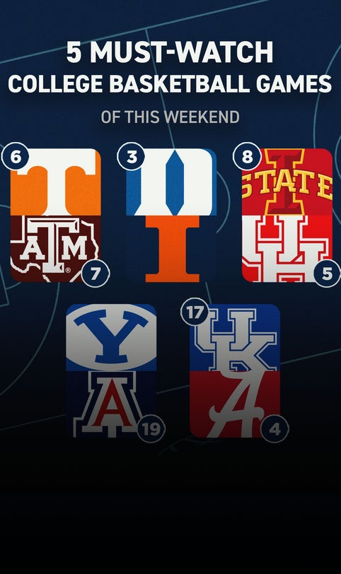 College basketball weekend preview: Top five matchups to tune into Saturday