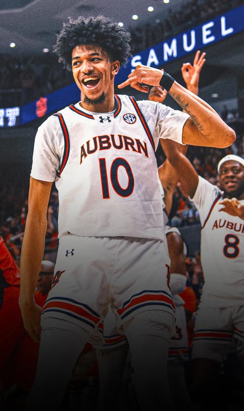 AP Top 25: Auburn holding strong atop men's poll; preseason No. 1 Kansas out