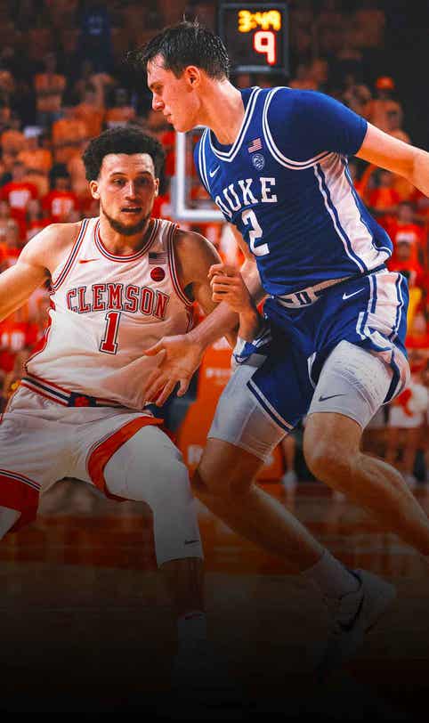 Cooper Flagg slips in key moment as Clemson shocks No. 2 Duke 77-71