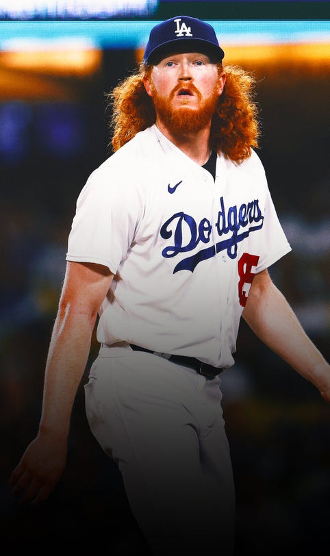 A bite of salad caused Dodgers' Dustin May to undergo emergency surgery