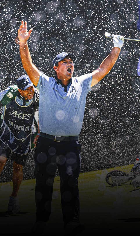 Patrick Reed makes hole in one at famed Watering Hole at LIV Golf Adelaide