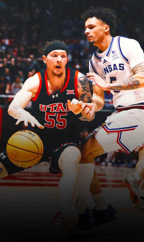 Utah's Gabe Madsen sets program 3-point record in 74-67 win over reeling Kansas