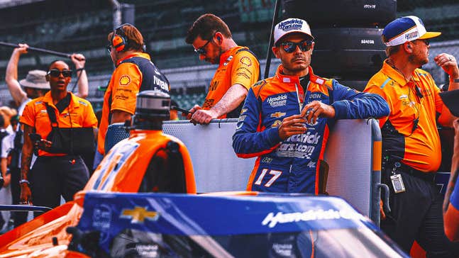 The 'double' still on Kyle Larson's mind: 'I didn't technically get to do it'