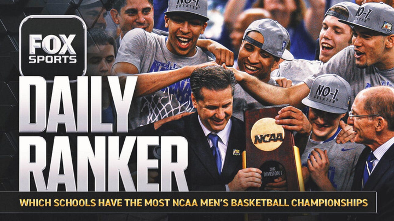 Which schools have won the most NCAA Men's Tournament Championships?
