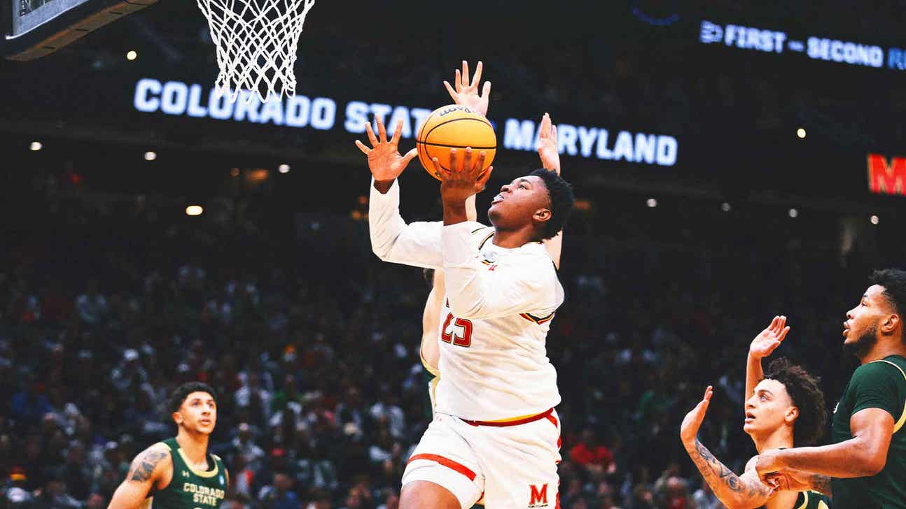 Maryland's Derik Queen banks in 1st buzzer-beater of 2025 men's NCAA Tournament