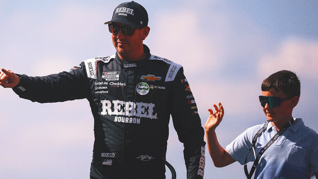 Kyle Busch races against son Brexton, 9, for first time: 'I've got bragging rights'