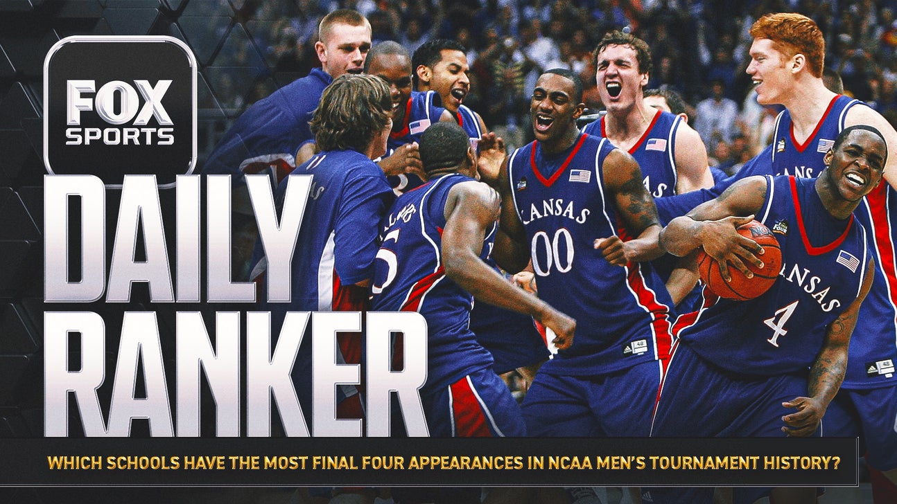 Which schools have the most Final Four appearances in NCAA Men's Tournament history?