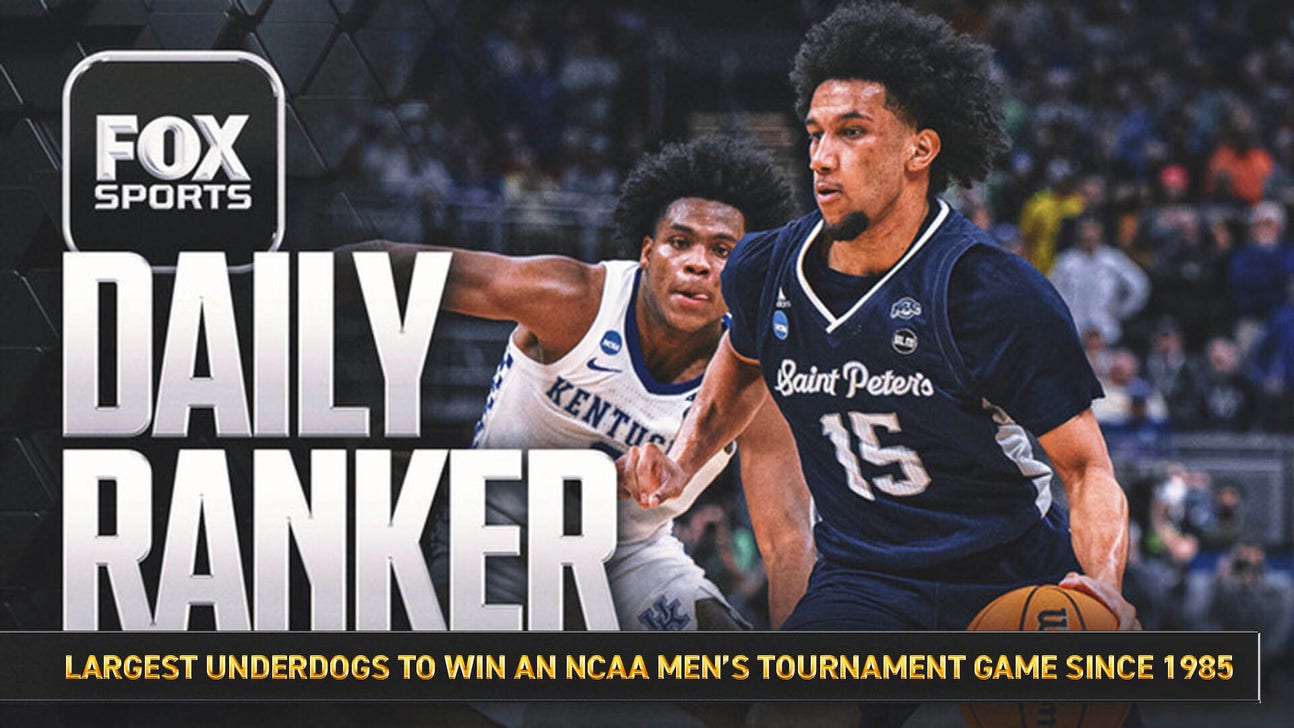 Which teams are among the 10 biggest underdogs to win a NCAA Men's Tournament game?