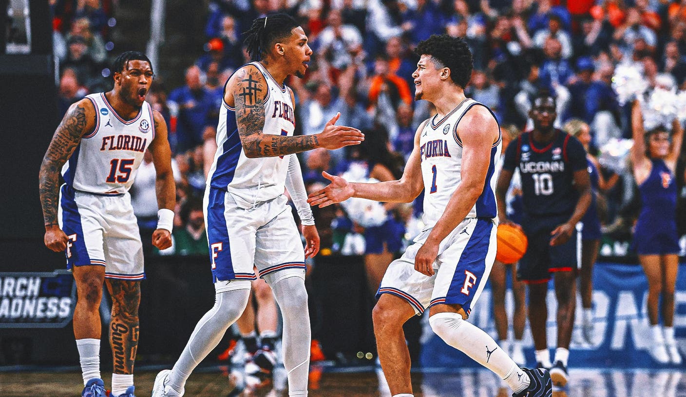 Florida survives against UConn as Huskies' pursuit of three-peat ends