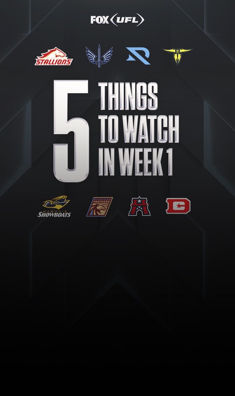 Five things to watch for in Week 1 of the 2025 UFL season