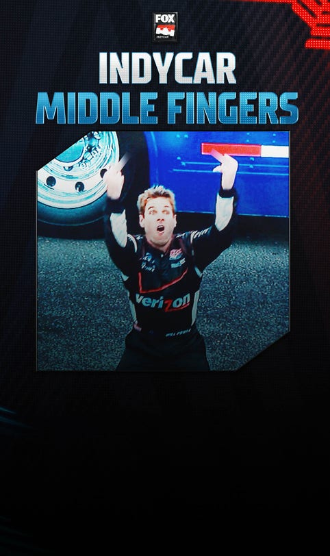 INDYCAR drivers on giving, receiving the middle finger: Like saying 'I love you'