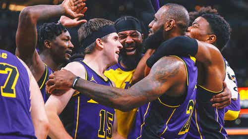 NEXT Trending Image: Long live the King! LeBron James tips in buzzer-beater AND keeps streak alive