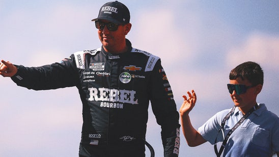 Kyle Busch races against son Brexton, 9, for first time: 'I've got bragging rights'