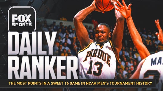 Who are the 10 highest scorers in a Sweet 16 game in NCAA Men's Tournament history?