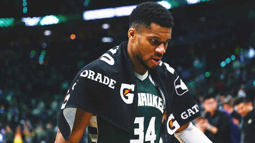 Giannis Antetokounmpo was eliminated from the playoffs but won on the podium — again