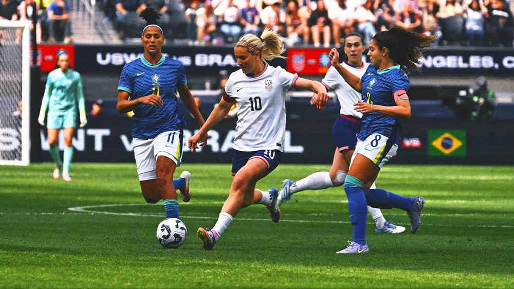 Trinity Rodman scores in return as USWNT gets 2-0 result over Brazil