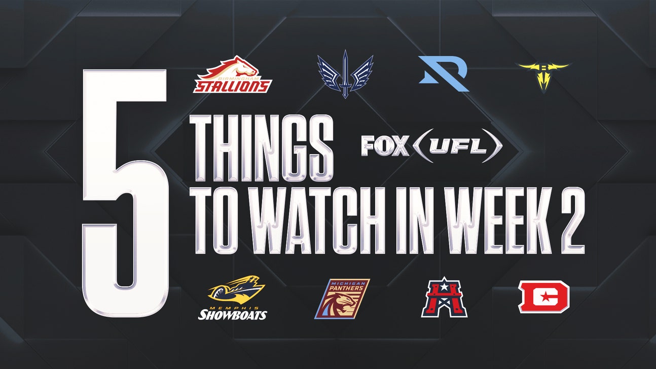 Five things to watch for in Week 2 of the 2025 UFL season