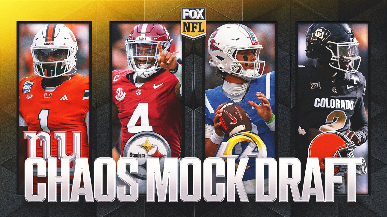 NFL mock draft: Multiple trades, 4 QBs picked in embrace-the-chaos Round 1