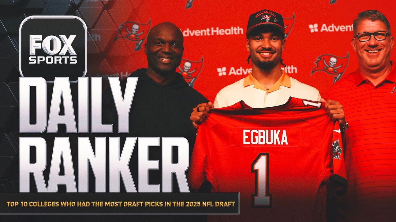 Which colleges had the most players selected in the 2025 NFL Draft?