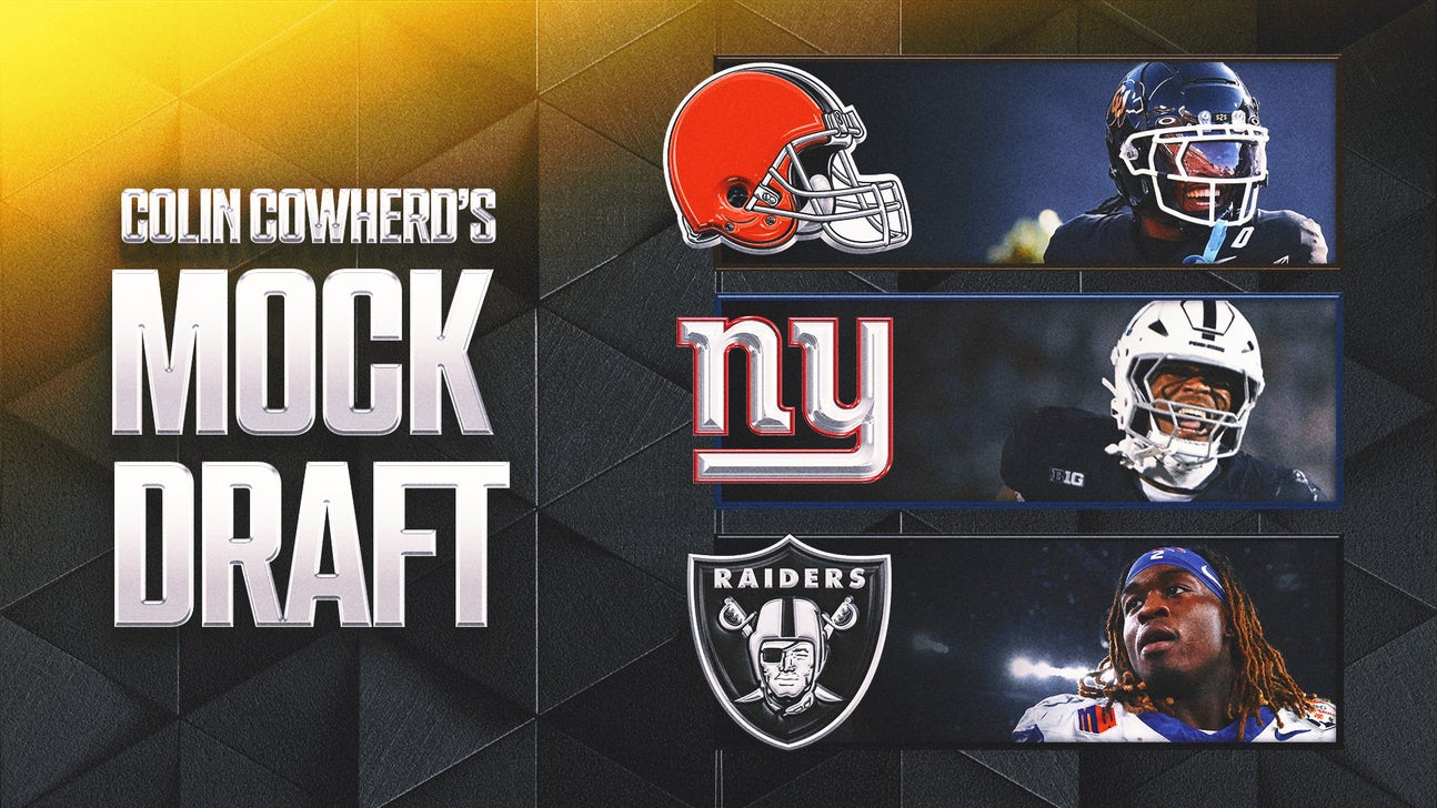 Rams trade up, 2 RBs picked in top 15 in Colin Cowherd's 2025 NFL mock draft