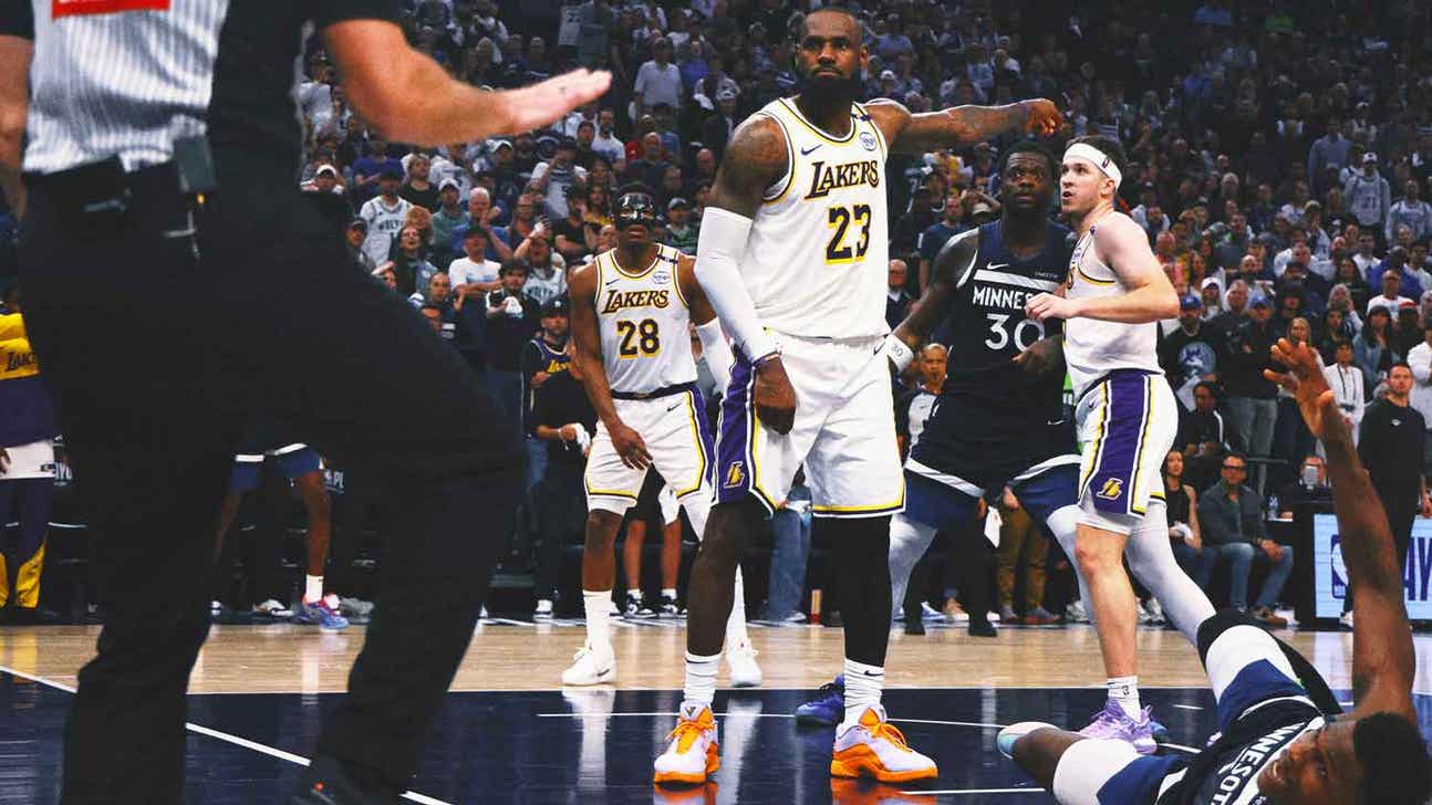 LeBron questions overturn after Lakers' loss to Wolves: 'That play happens all the time'