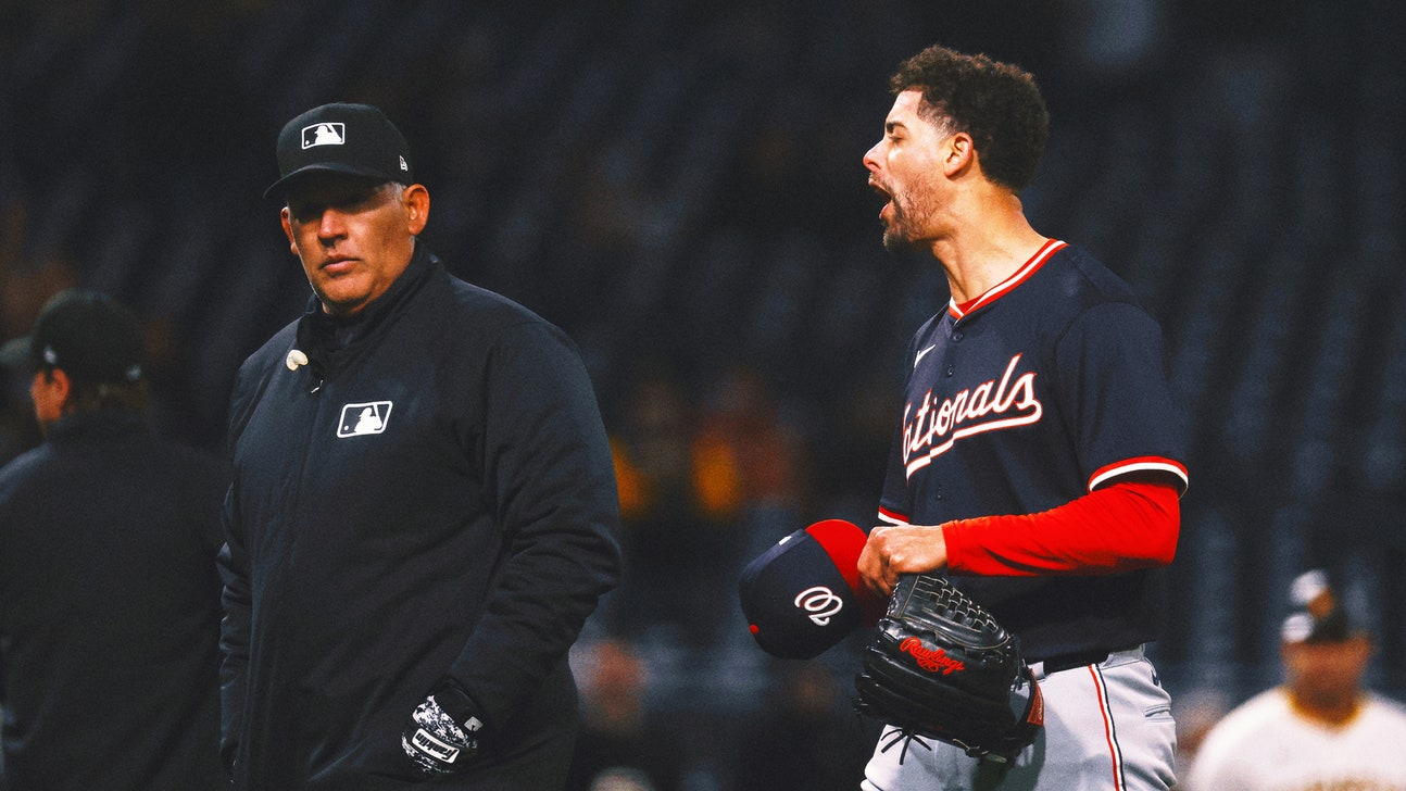 Nats pitcher Jorge López suspended 3 games for throwing at Andrew McCutchen's head