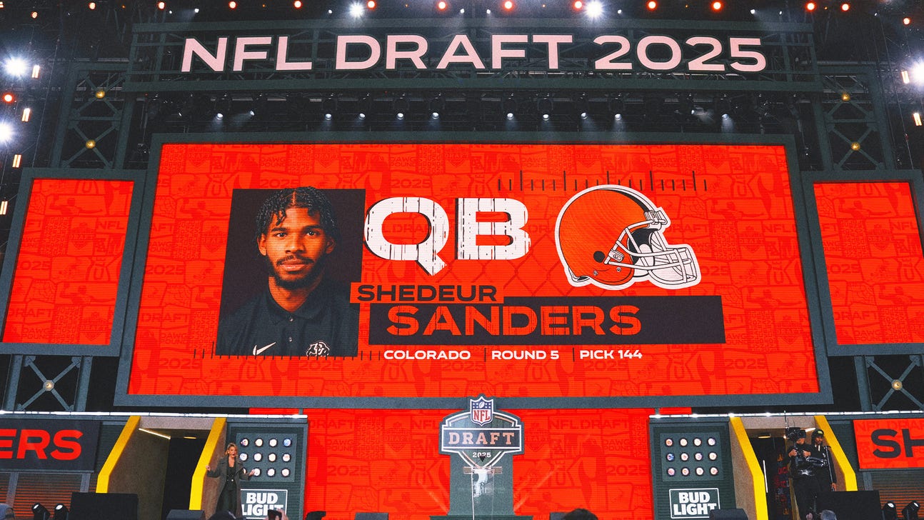 What Browns told Shedeur Sanders after selecting him in 2025 NFL Draft