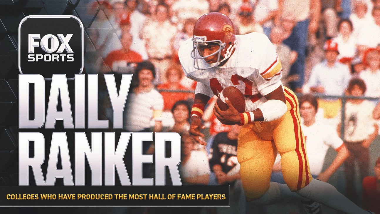 Which colleges have produced the most Hall of Fame players in NFL history?