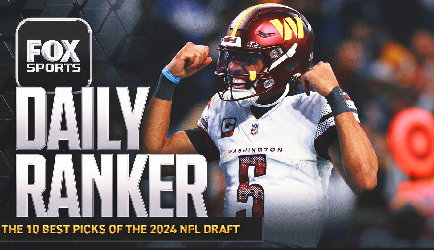 Who were the 10 best picks of the 2024 NFL Draft?