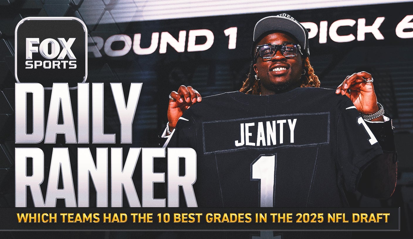 Which teams had the best grades in the 2025 NFL Draft?