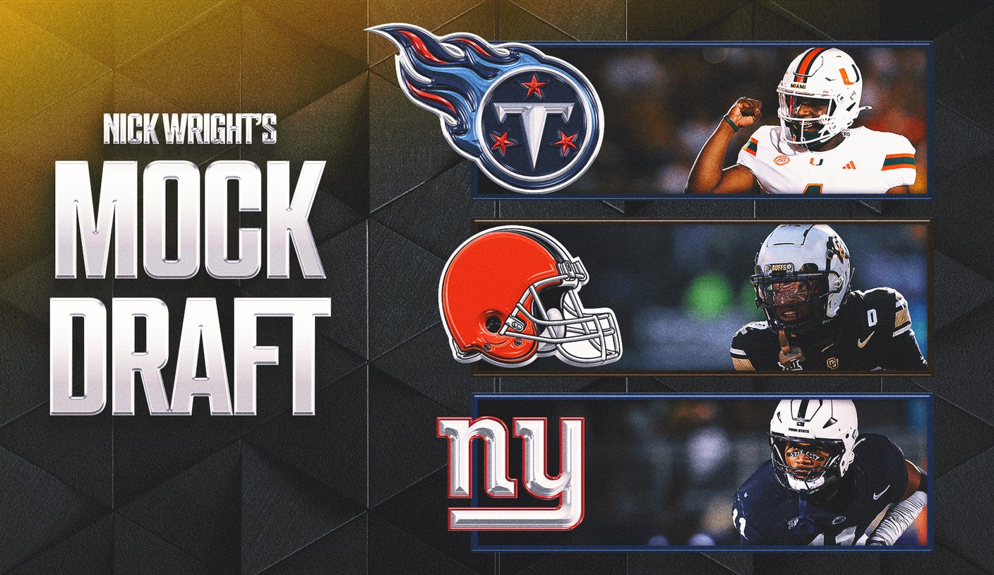 Saints grab QB, 5 WRs go top 20 in Nick Wright's second NFL mock draft