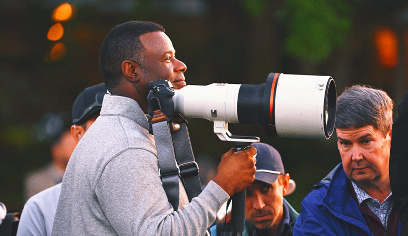 MLB Hall of Famer Ken Griffey Jr. is at the 2025 Masters — as a photographer