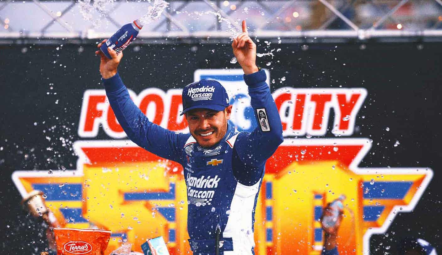 Kyle Larson claims emotional Cup victory at Bristol: 'That was for Jon'