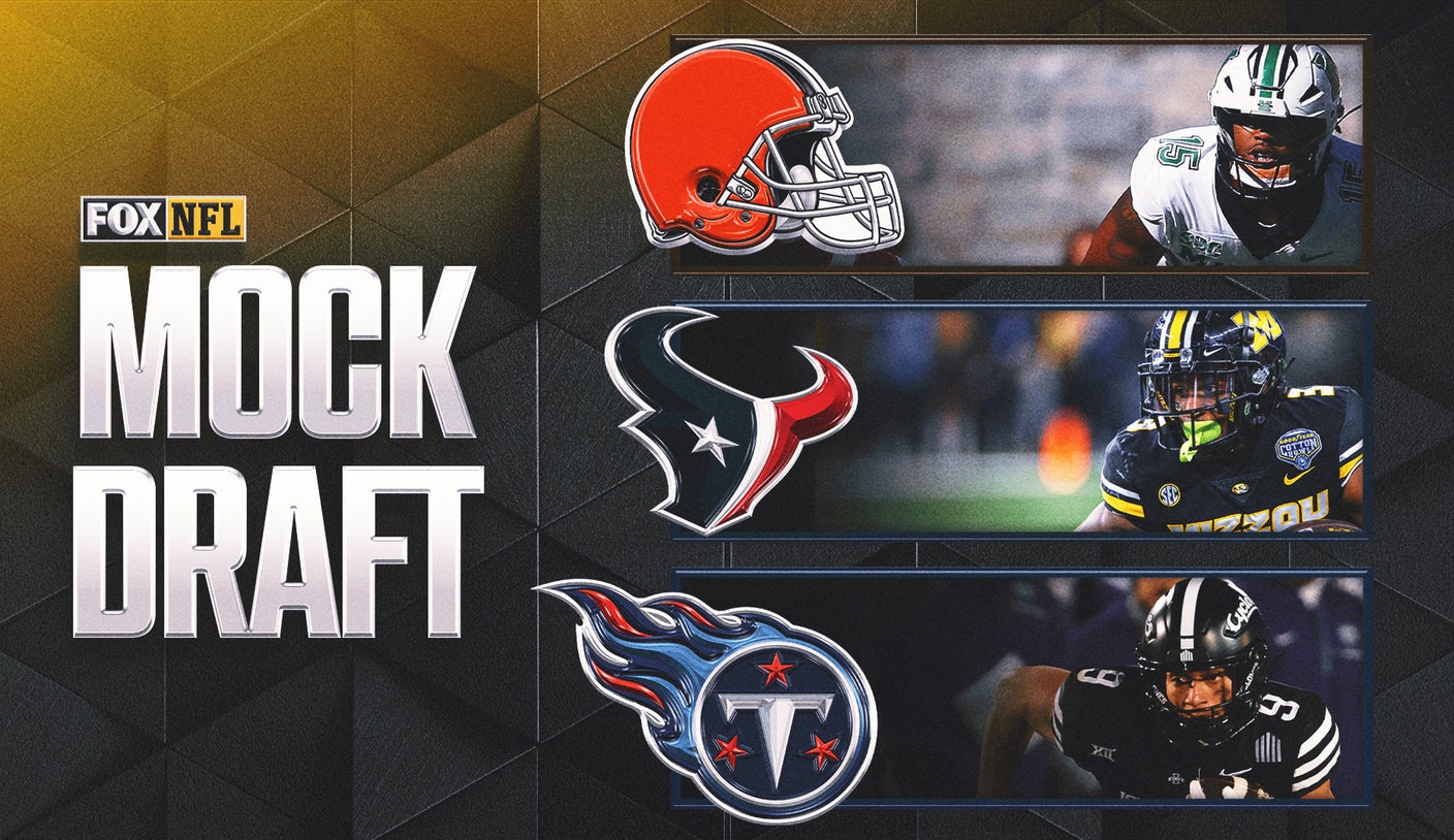 Browns take QB, WRs come off board in Nick Wright's Round 2 NFL Mock Draft