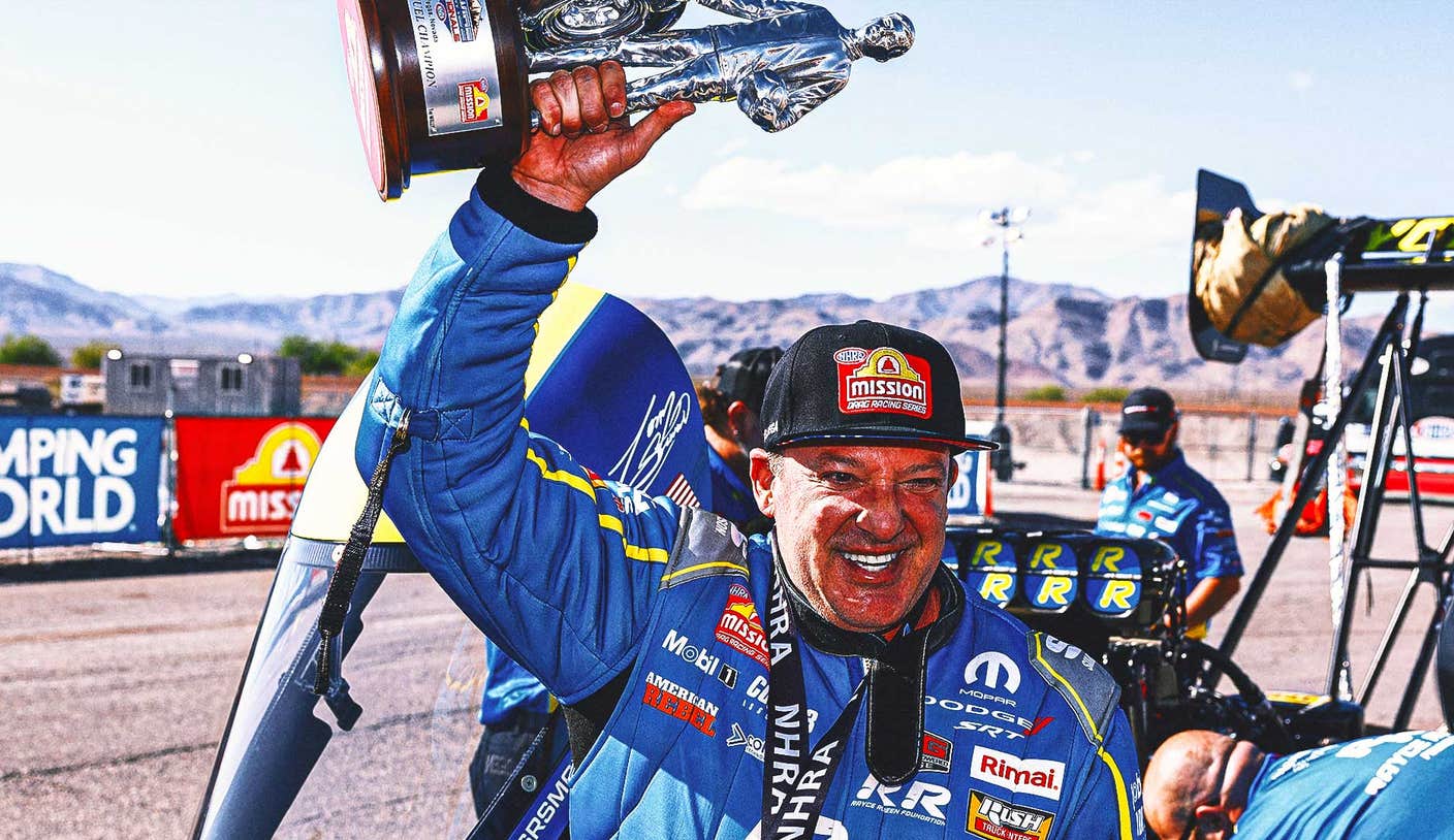 Former NASCAR star Tony Stewart earns first career Top Fuel victory in NHRA