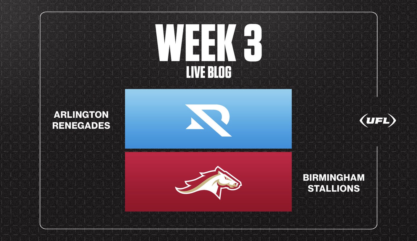 Renegades vs. Stallions live updates, score: Top moments from UFL Week 3