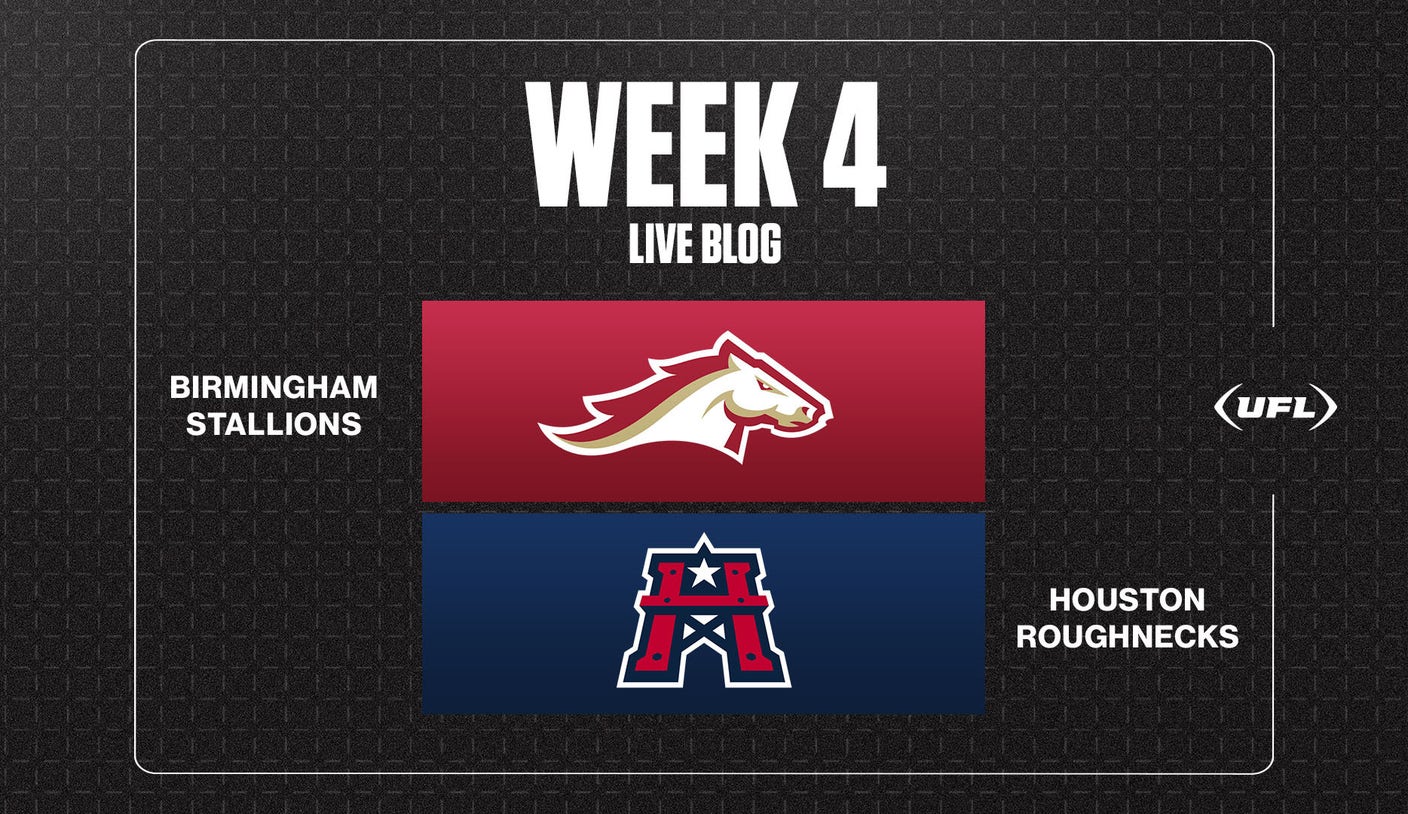 Stallions vs. Roughnecks live updates, score: Birmingham leading early