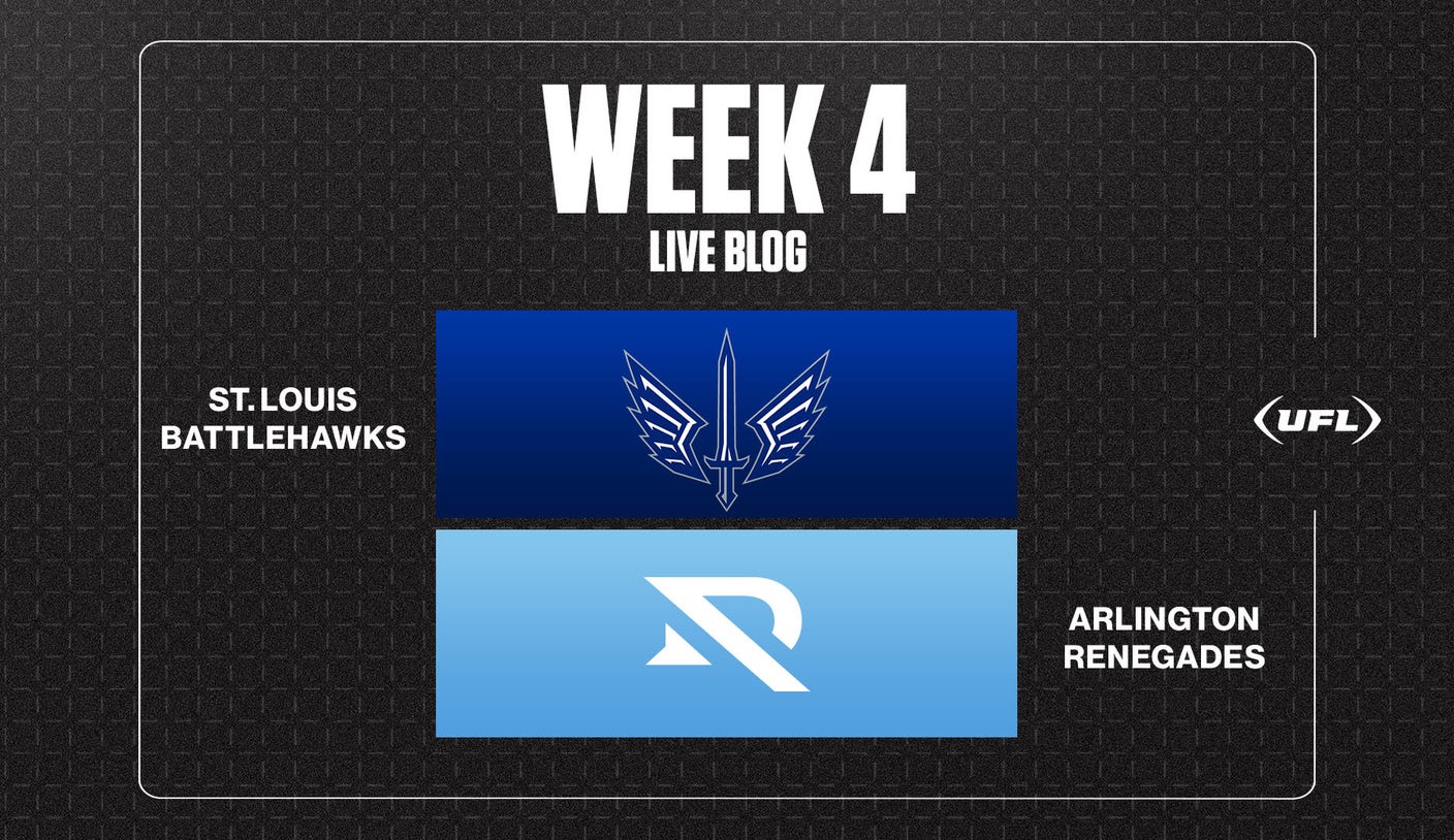 Battlehawks vs. Renegades live updates, score: Goal near goal line in final seconds